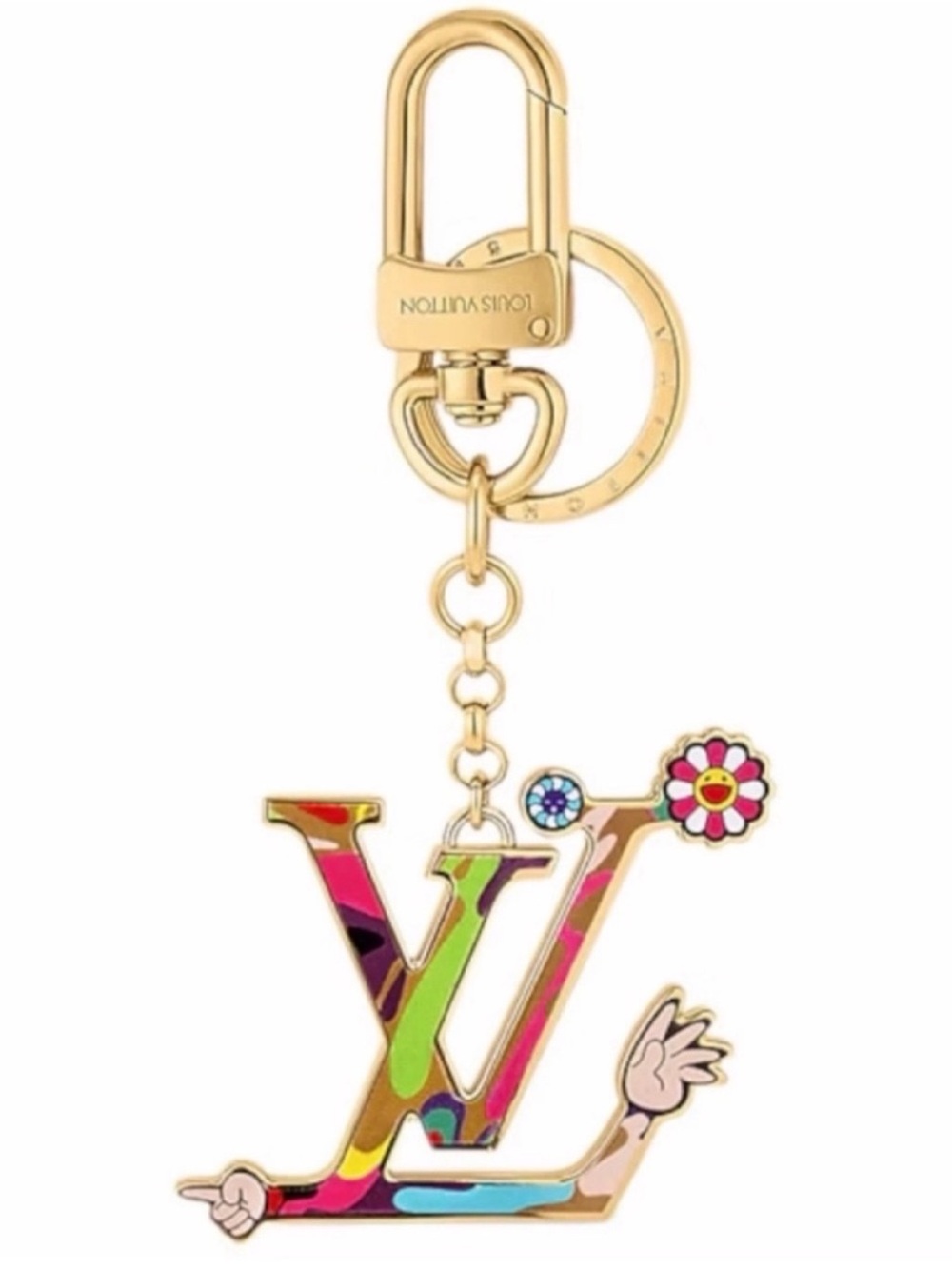 Limited Edition Louis Vuitton x Takashi Murakami Keychain